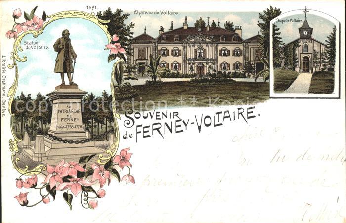 Ferney-Voltaire Chteau de Voltaire Statue de Voltaire C