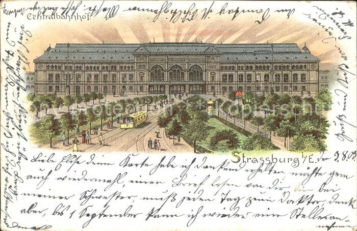 Strassburg Elsass Centralbahnhof