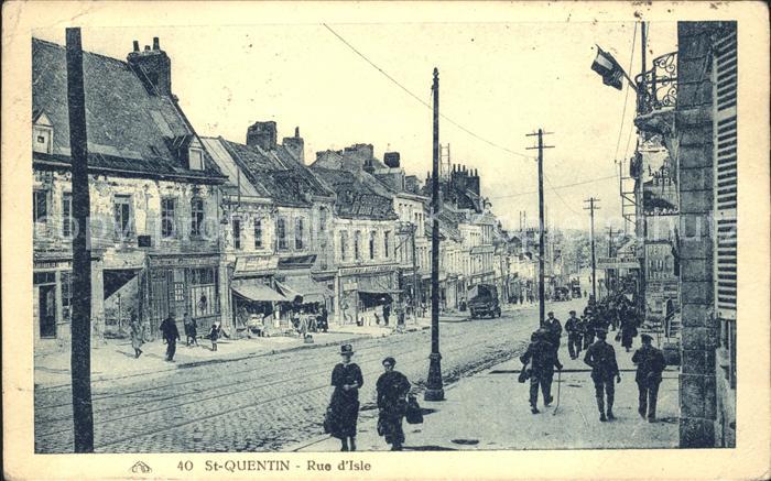 St Quentin Aisne Rue d_ Isle