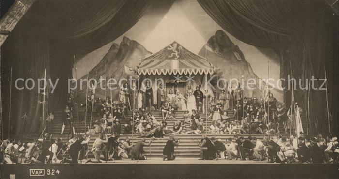 Aarau AG Festspiel 5. Scene Murten Gebet der Schweizer vor der Schlacht