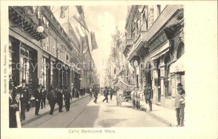 Buenos Aires Calle Bartolome Mitre