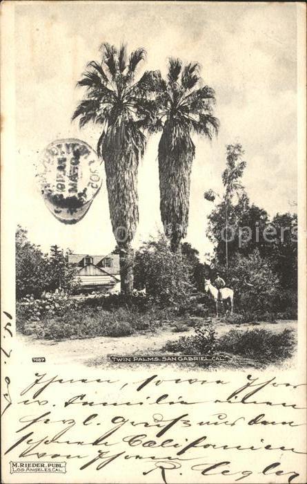 San Gabriel Twin Palms