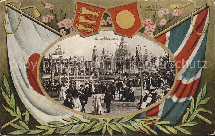 Exhibition Japan-British London 1910 Elite Gardens