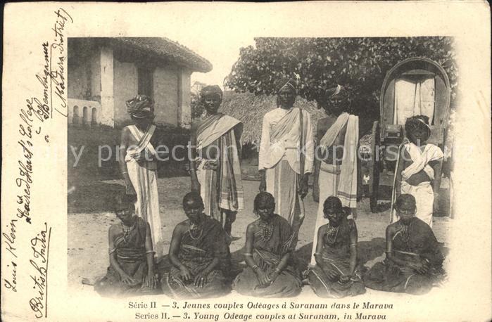 Indien Jeunes couples Odeages a Saranam le Mar