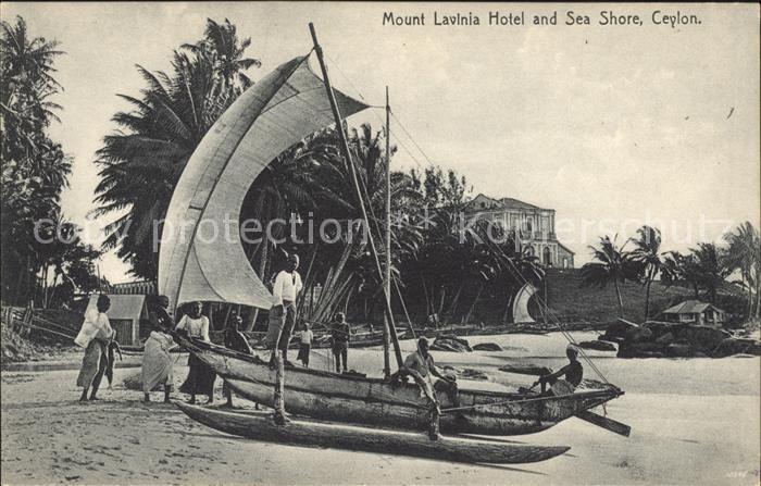 Ceylon Sri Lanka Mount Lavina Hotel Sea Shore