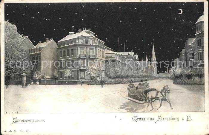 Strassburg Elsass Schwarzwaldstrasse