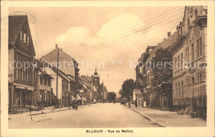 Saint-Louis Elsass Rue de Belfort
