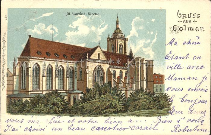 Colmar Haut Rhin Elsass St. Martins Kirche