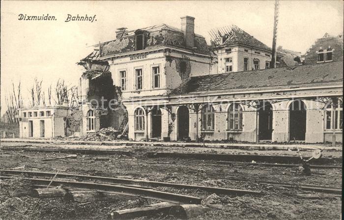 Dixmuiden Bahnhof Ruine