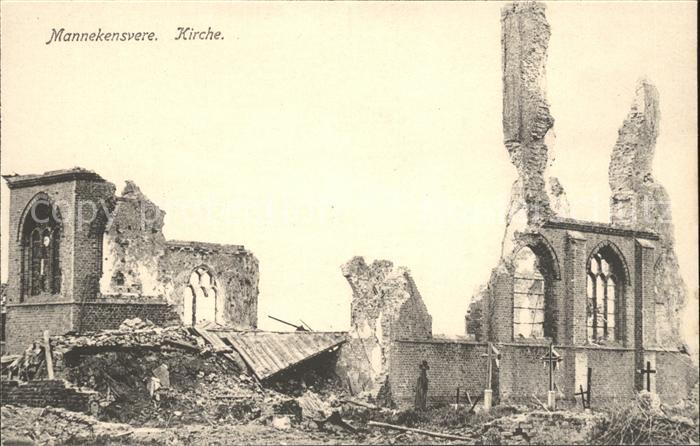 Mannekensvere Kirche Ruine
