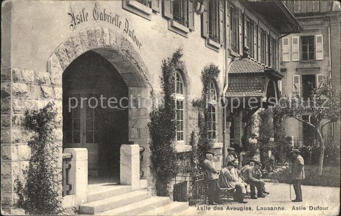 Lausanne VD Asile des Aveugles Asile Dufour