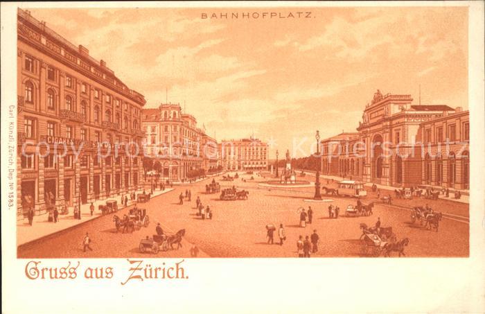 Zuerich ZH Bahnhofplatz