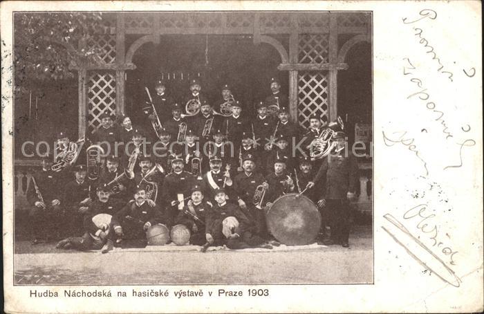 Praha Prahy Prague Hudba Nachododska na hasicske vystave