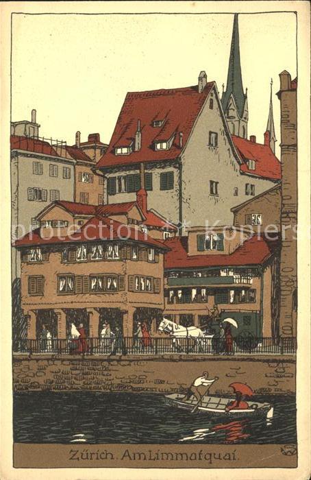 Zuerich ZH Limmatquai