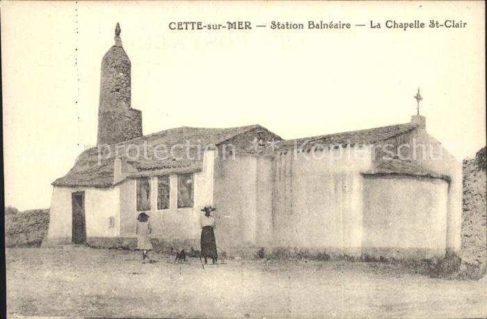 Sete Herault Mont Saint-Clair Chapelle Cette sur Mer