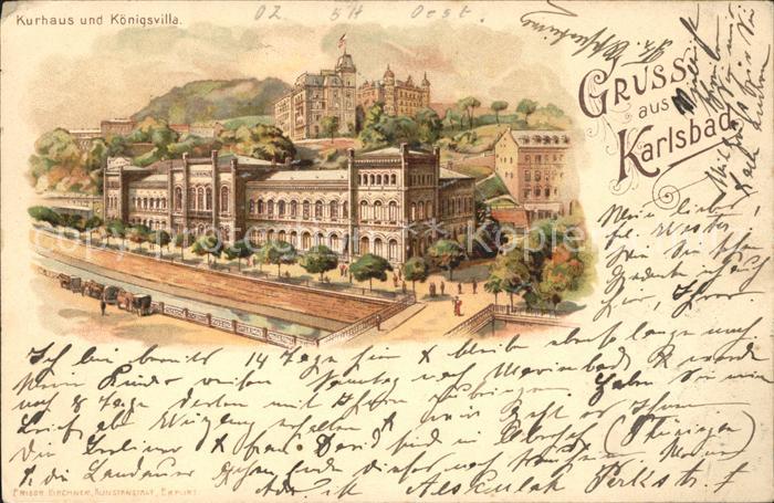 Karlsbad Eger Kurhaus Koenigsvilla