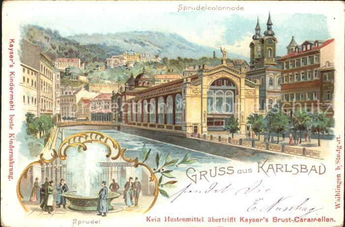 Karlsbad Eger Sprudelcolonnade