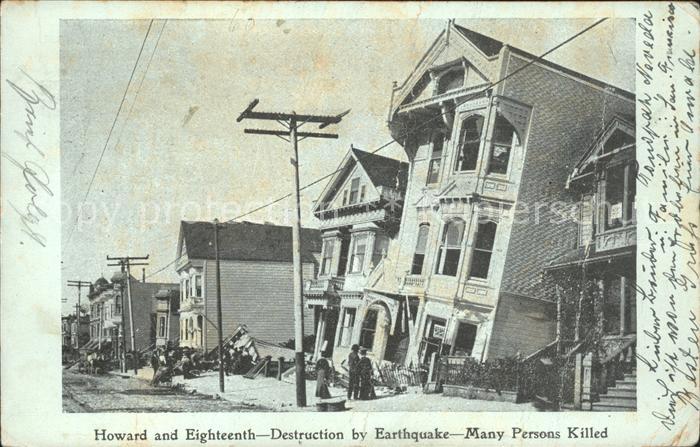 Tonopah Nevada Destruction Earthquake Howard and Eighteenth Haus Zerstoerung