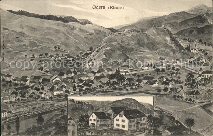 Odern Haut Rhin Alsace Gasthof Jules Lutringer