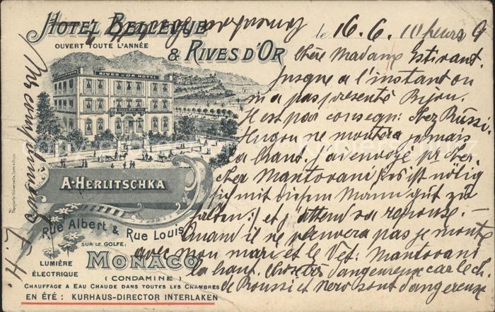 Monaco Hotel Albert und Rue Louis