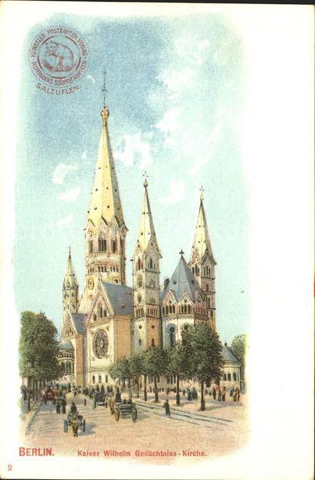 BERLIN  CITY Kaiser Wilhelm Gedaechniskirche
