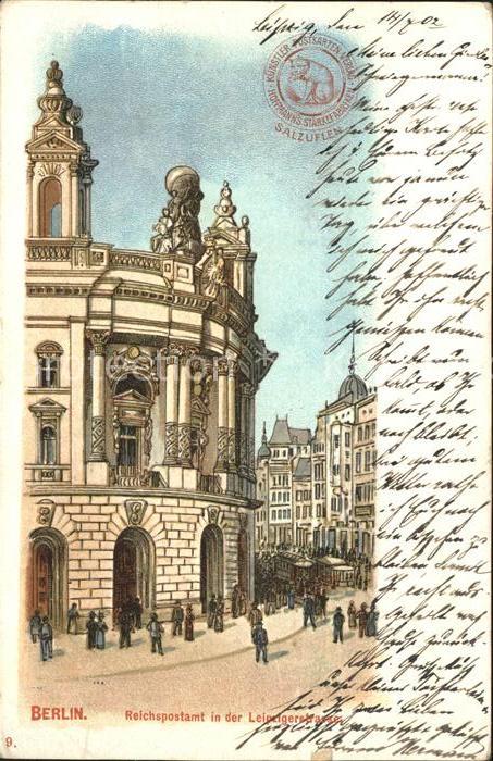 BERLIN  CITY Reichspostamt Leipziger Strasse