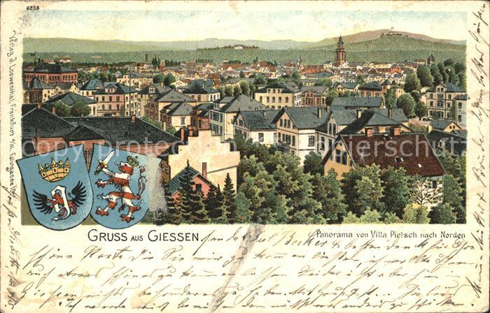 Giessen Lahn Panorama von Villa Pietsch