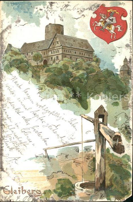 Wettenberg Hessen Burg Gleiberg Ziehbrunnen