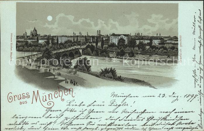 Muenchen Bayern Panorama