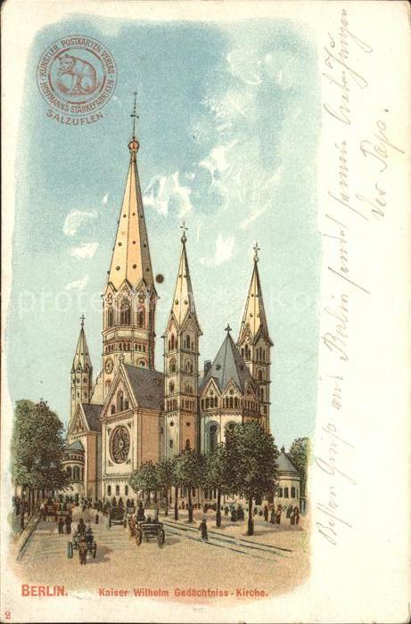 BERLIN  CITY Kaiser Wilhelm Gedaechtniskirche