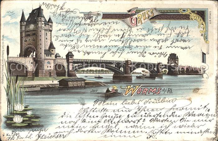 Worms Rhein Rheinbruecke