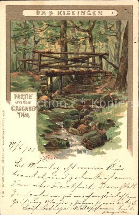 Bad Kissingen Parthie aus dem Cascadenthal