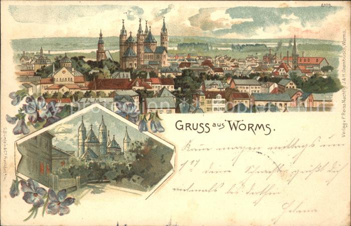 Worms Rhein Panaorama Dom