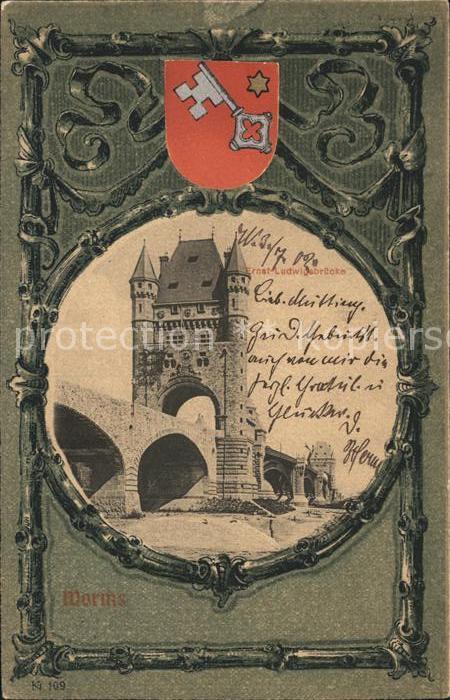 Worms Rhein Ernst Ludwig Bruecke