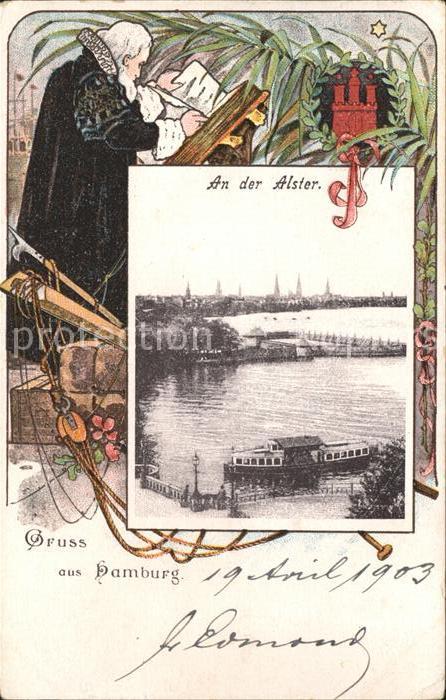 HAMBURG  CITY Alsterpartie