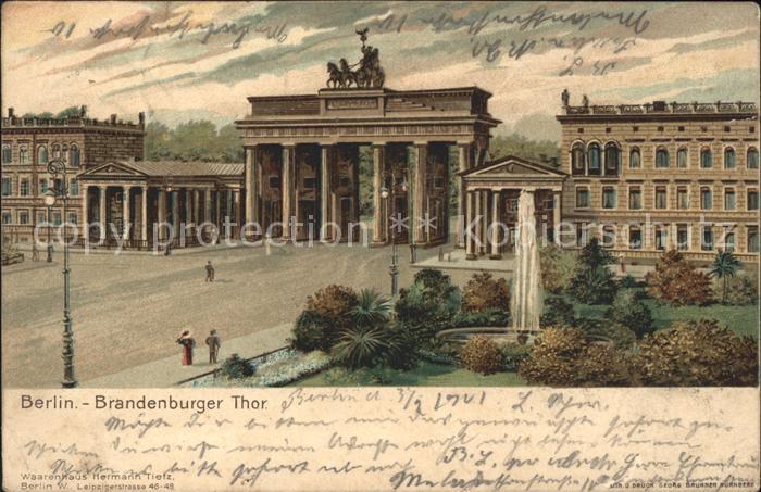 BERLIN  CITY Brandenburger Thor