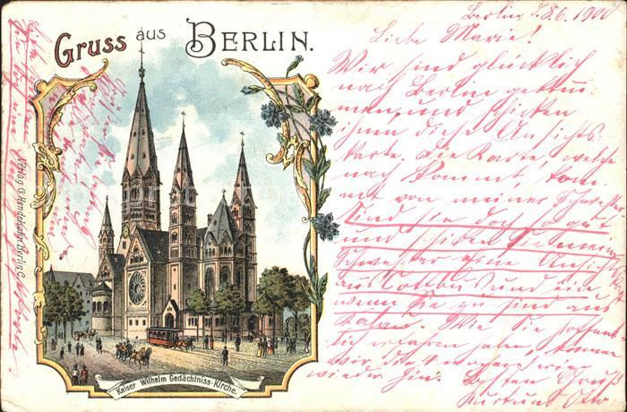 BERLIN  CITY Kaiser Wilhelm Gedaechtniskirche