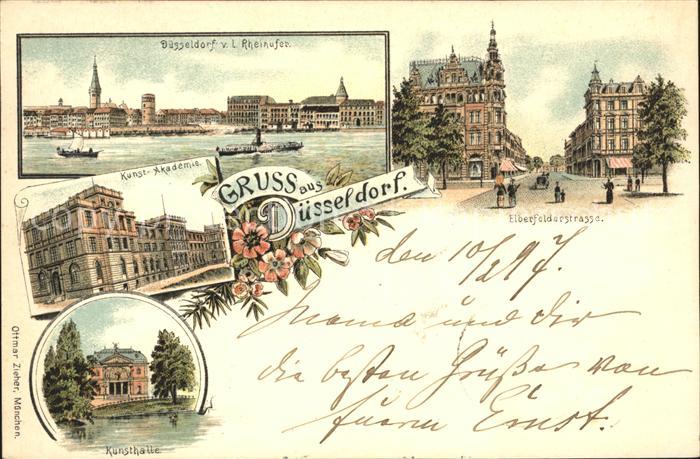 DuessELDORF  CITY Rheinhafen Elberfelderstrasse Kunsthalle Akademie