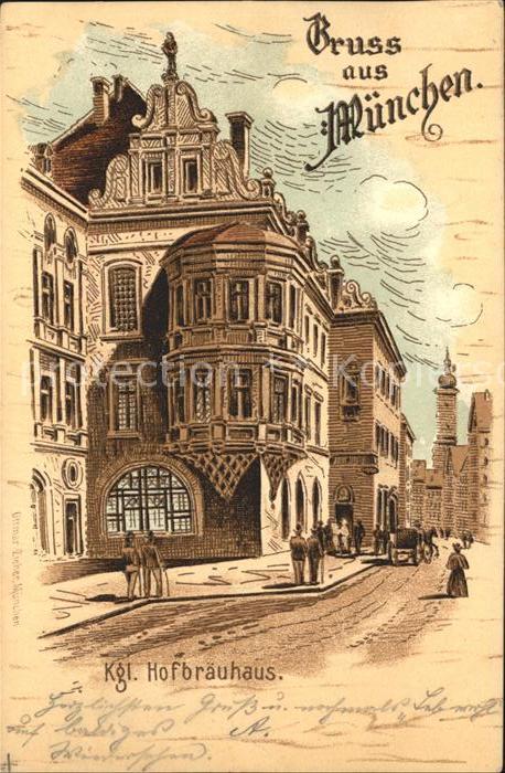 Muenchen Bayern Kgl Hofbraeuhaus