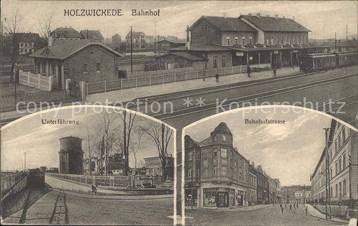 Holzwickede Bahnhof Unterfuehrung Bahnhofstrasse