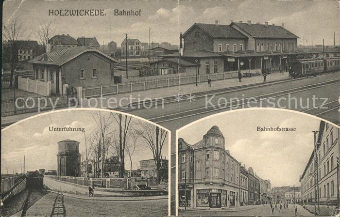 Holzwickede Bahnhof Unterfuehrung Bahnhofstrasse