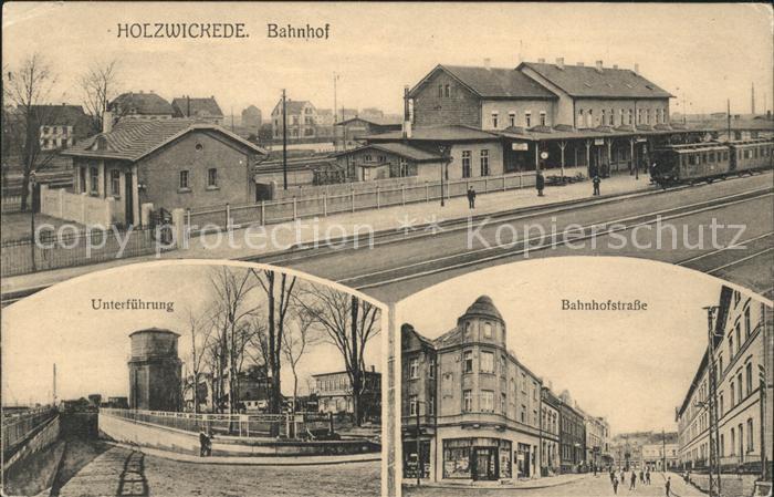 Holzwickede Bahnhof Unterfuehrung Bahnhofstrasse