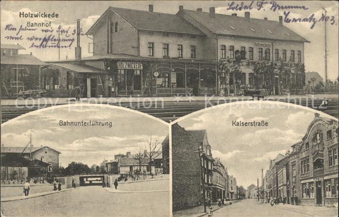 Holzwickede Bahnhof Unterfuehrung Kaiserstrasse