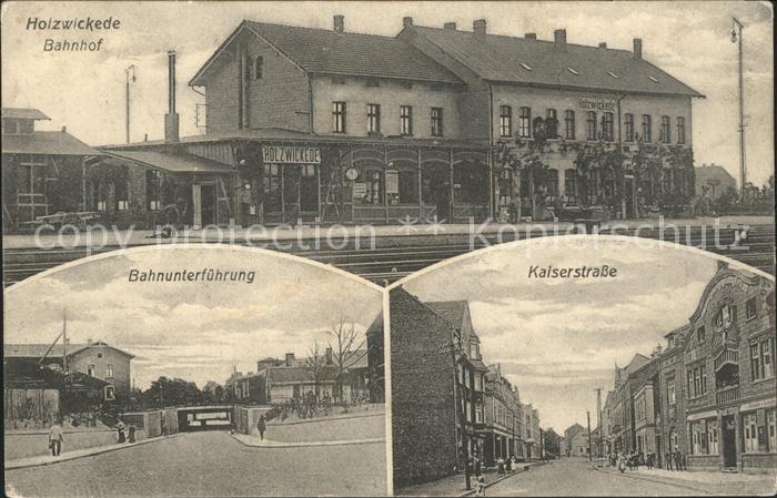 Holzwickede Bahnhof Unterfuehrung Kaiserstrasse