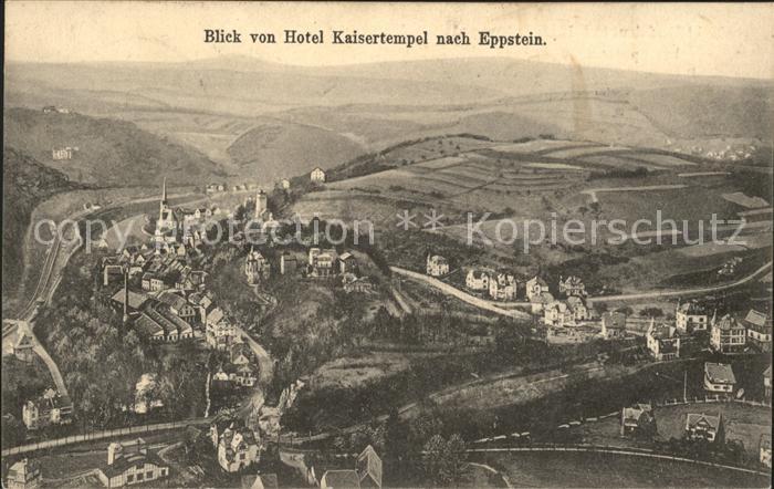 Eppstein Taunus Blick vom Hotel Kaisertempel