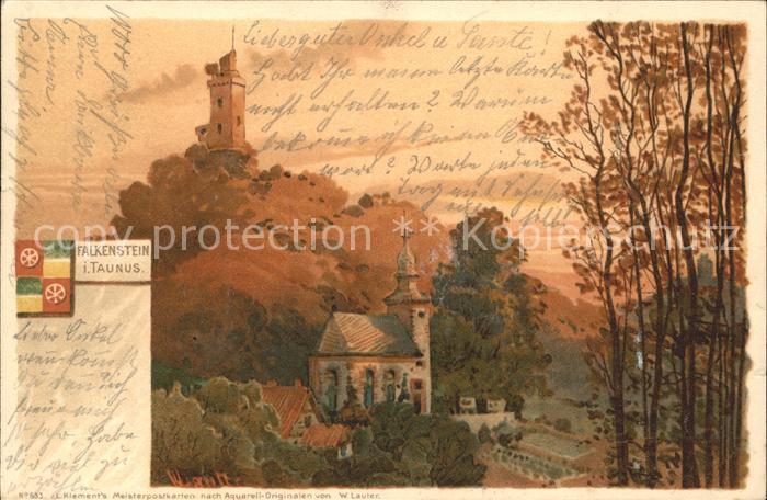 Falkenstein Taunus Kirche und Burg