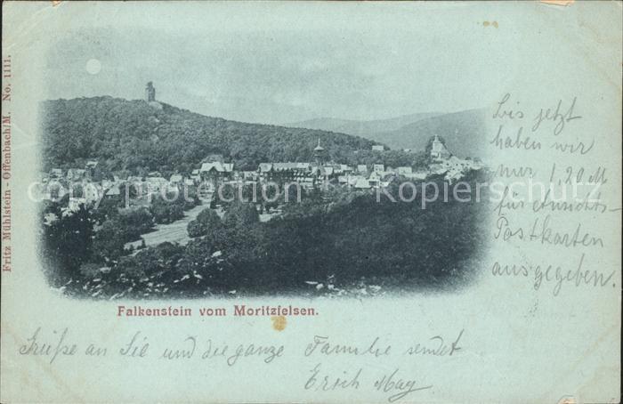Falkenstein Taunus Blick vom Moritzfelsen