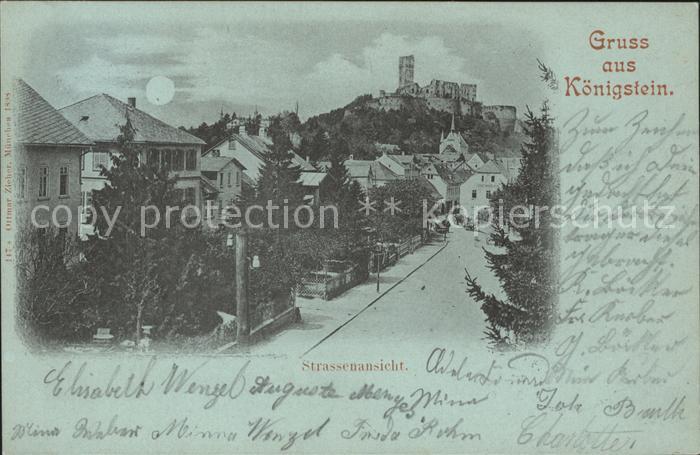 Koenigstein Taunus Strassenpartie