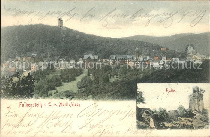 Falkenstein Taunus vom Moritzfelsen Ruine