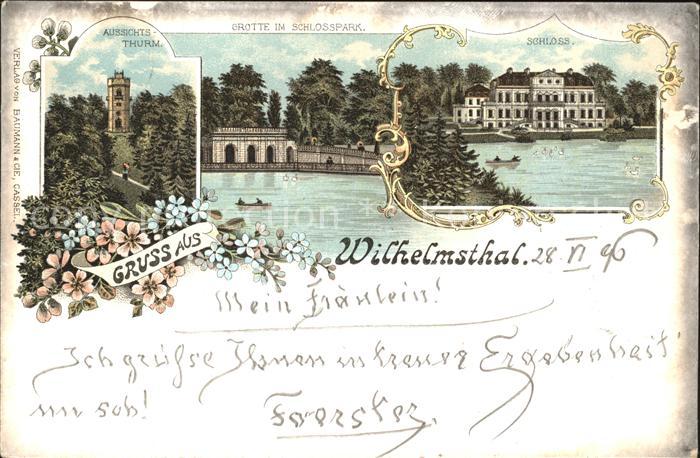 Wilhelmsthal Calden Aussichtsturm Grotte Schloss Park